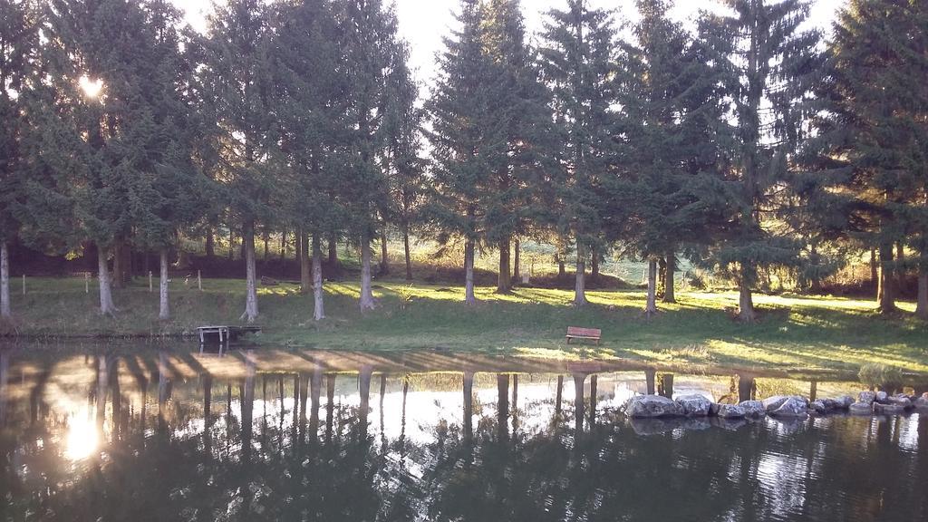Camping De Flechat Hotell Orcival Exteriör bild