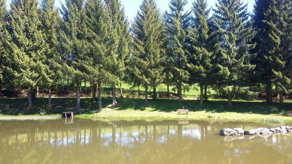 Camping De Flechat Hotell Orcival Exteriör bild