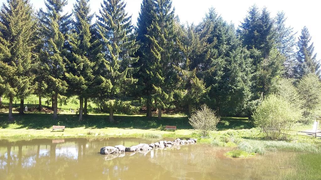 Camping De Flechat Hotell Orcival Exteriör bild